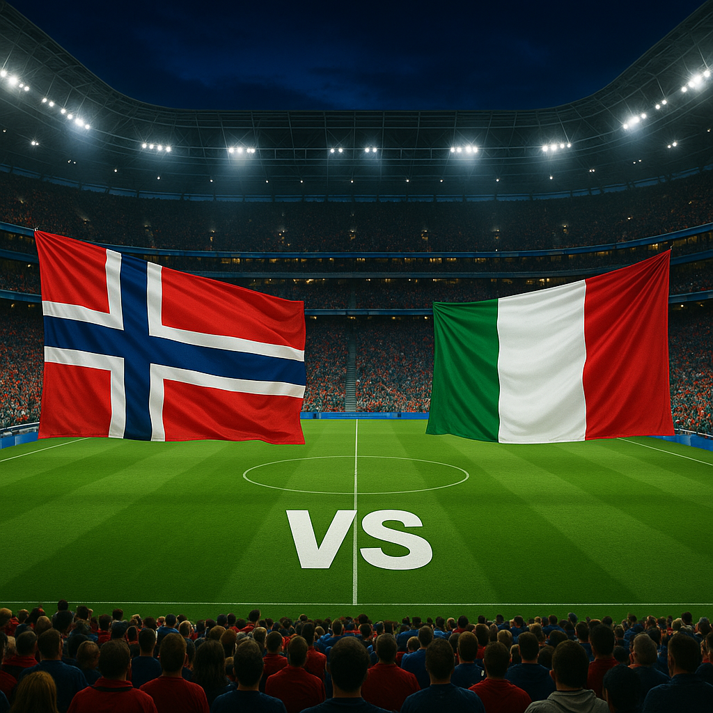 Clash Norway vs Italy in the EURO 2025 quarter‑final