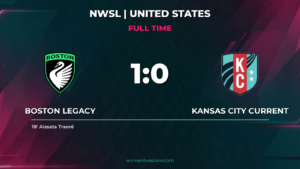 Boston Legacy Defeats Kansas City Current 1-0