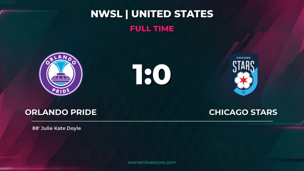 Orlando Pride 1-0 Chicago Stars: Doyle’s 88th-Minute Goal