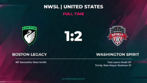 Spirit Edge Boston Legacy 2-1 in Tense Battle