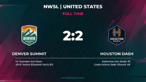 Denver Summit, Houston Dash Draw 2-2