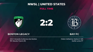 Boston Legacy 2-2 Bay FC: NWSL Draw