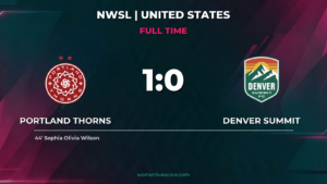 Wilson’s Strike Secures Thorns 1-0 Win Over Summit