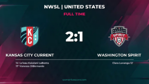 KC Current Edge Spirit 2-1 at CPKC Stadium