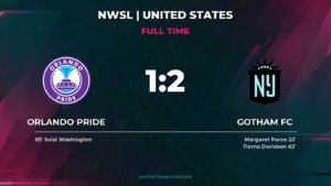 Gotham FC Edges Orlando Pride 2-1 Away
