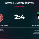 Boston Legacy Tops Thorns 4-2 in High-Scoring Affair