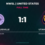 Louisville 1-1 Utah: Mozingo's Late Equalizer