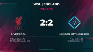 Liverpool Draw 2-2 With London City Lionesses