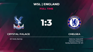 Malard Double Leads Chelsea to 3-1 Win at Palace