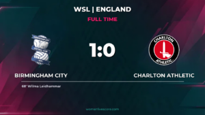 Birmingham City 1-0 Charlton: Leidhammar Strike Wins It