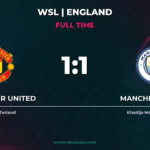 Man United Draws 1-1 With Man City in WSL Derby