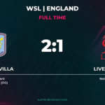 Aston Villa Edge Liverpool 2-1 at Villa Park